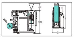 Kawach 900 packaging machine layout drawing